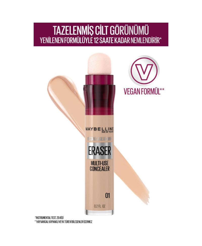 Maybelline New York Instant Anti Age Eraser Kapatıcı - 01 Light
